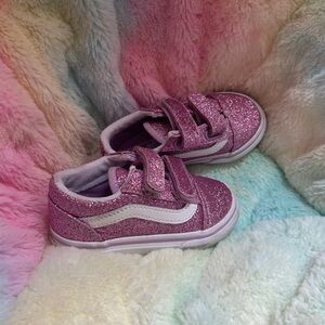 Glittery Pink Kids Shoes